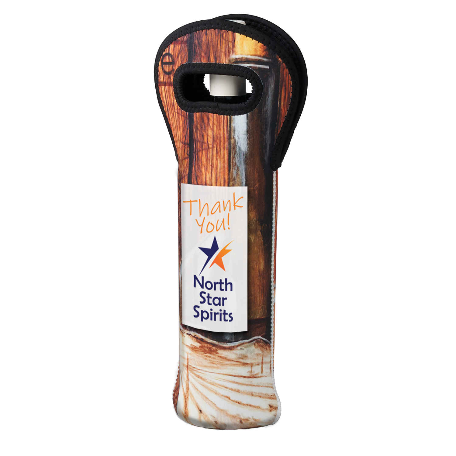 Sublimated Neoprene Wine Holder