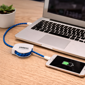 3-in-1 Retractable Fabric Charge-It� Cable