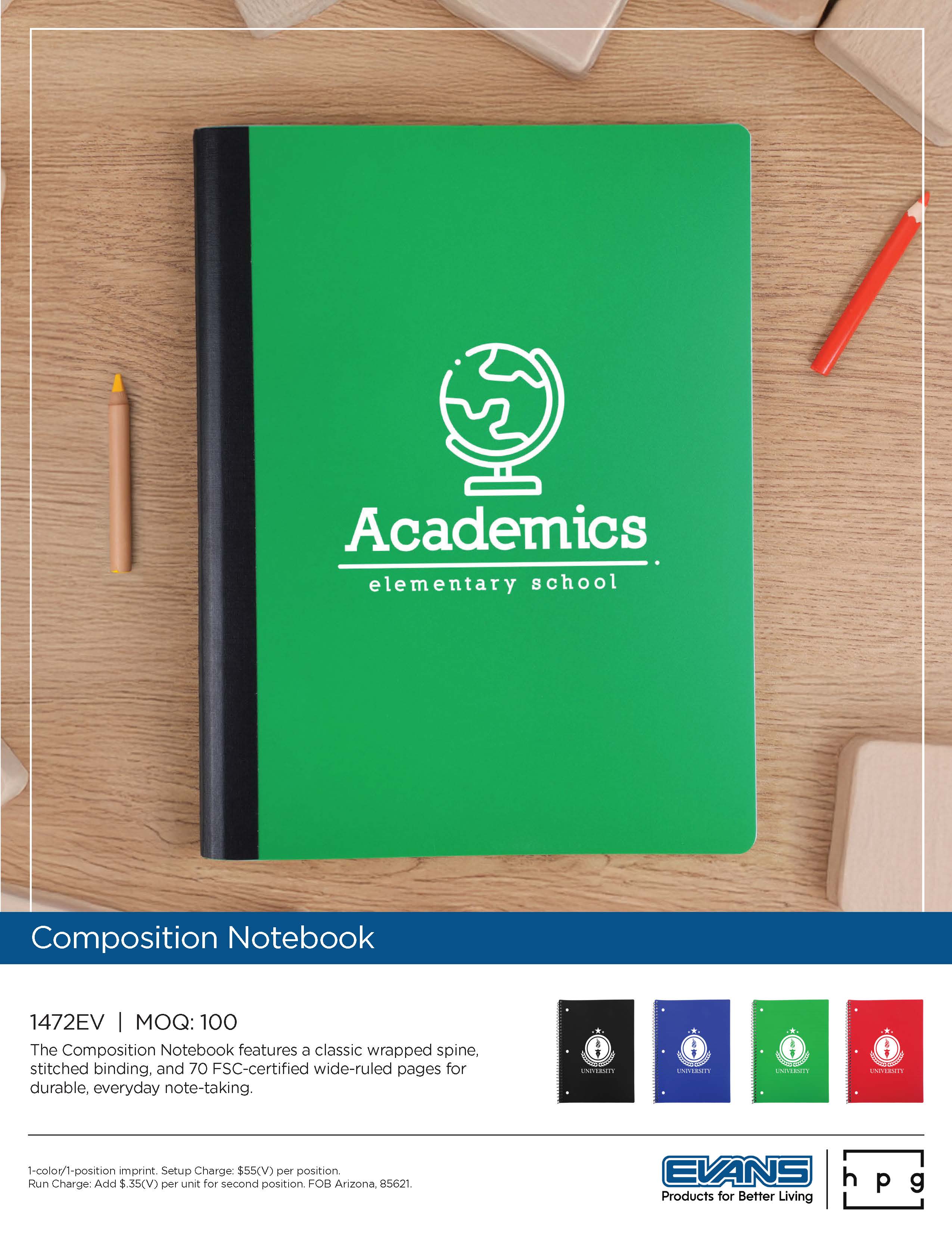 1472EV Composition Notebook