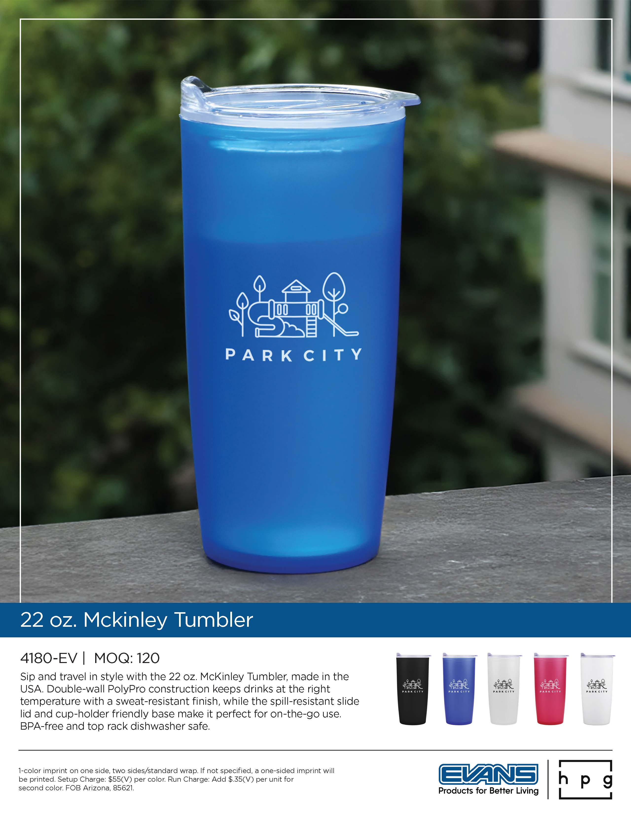 4180-EV 22 oz. Mckinley Tumbler